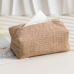 Simple Linen Tissue Box - Image 4