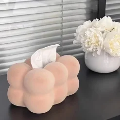 Tissue Box Cotton Candy Suede - Image 2