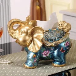 Retro Elephant Tissue Box - Image 3