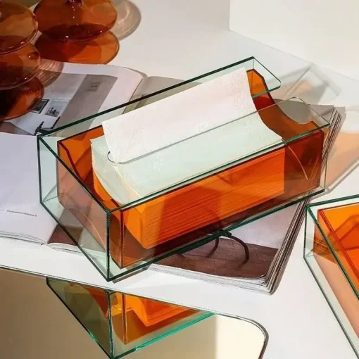 Acrylic Drawer Tissue Box - Image 2