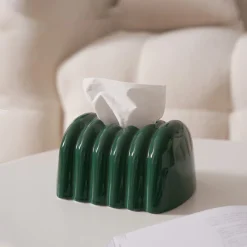 Ceramic Chocolate Tissue Box - Image 3