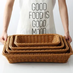 Basedidea Rectangle Bread Basket - Image 3
