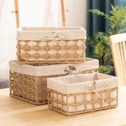 Hand Woven Storage Baskets - Image 4