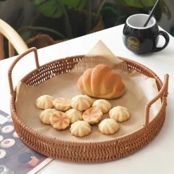 Round Storage Baskets Woven - Image 4