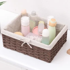 Ins Handwoven Storage Box - Image 4