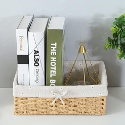 Ins Handwoven Storage Box - Image 2