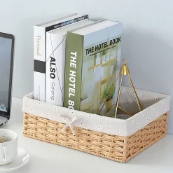 Ins Handwoven Storage Box - Image 3