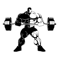 Bodybuilder Gym Wall Sticker - Image 3