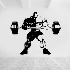 Bodybuilder Gym Wall Sticker - Image 2