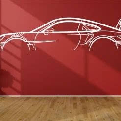Car Silhouette Wall Sticker - Image 3