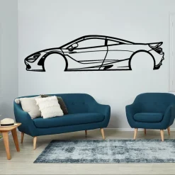 Sport Car Outline Wall Sticker - Image 3
