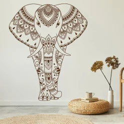 Boho Elephant Wall Stickers - Image 3