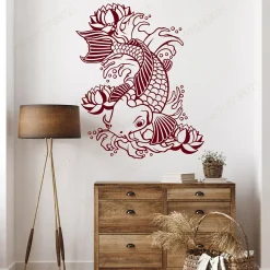 Carp Koi Fish Wall Sticker - Image 3