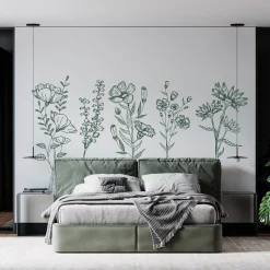 Giant Floral Flower Wall Stickers - Image 3