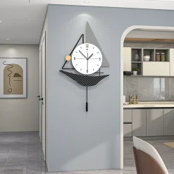 Sailboat Shaped Wall Clock - Image 4