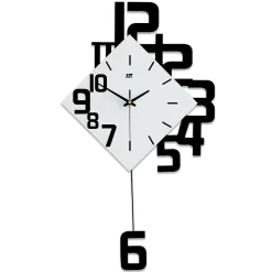 Wall Clock Swinging Wood - Image 2