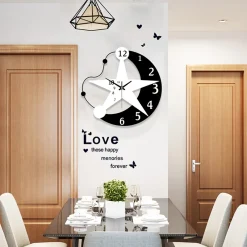 Cartoon Star Wall Clock - Image 4