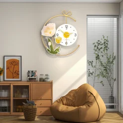Nordic Flower Wall Clock - Image 3
