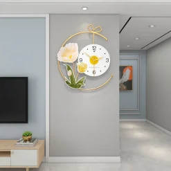 Nordic Flower Wall Clock - Image 2