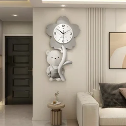 Cartoon Cat Wall Clock - Image 3