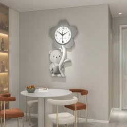 Cartoon Cat Wall Clock - Image 2