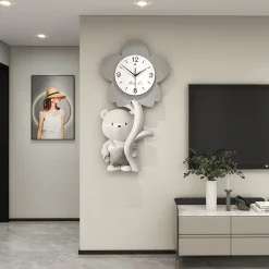 Cartoon Cat Wall Clock - Image 5