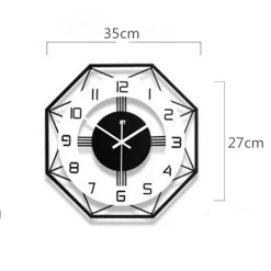 Nordic Silent Wall Clock - Image 3