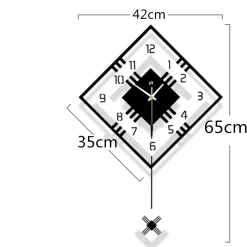 Swing Wall Clock Nordic - Image 3