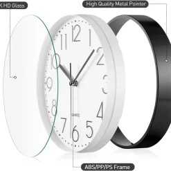 Round Wall Clock Modern - Image 2