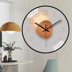 Wall Clock Round Retro - Image 2