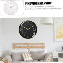 Stereo Silent Round Wall Clock - Image 2