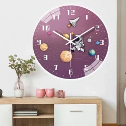 Space Astronaut Children's Wall Clock - Image 4