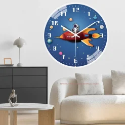 Space Astronaut Children's Wall Clock - Image 5