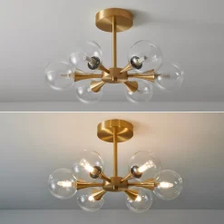 Copper Glass Ball Chandeliers - Image 5