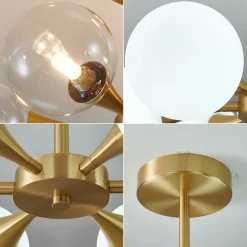 Copper Glass Ball Chandeliers - Image 6