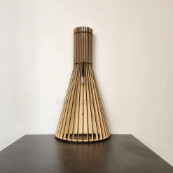 Wooden Spoke Wall Lamp - Image 3