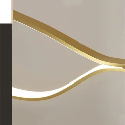 Minimalist Wave Strip Chandelier - Image 6