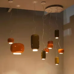 Original Color Glass LED Chandelier - Image 2