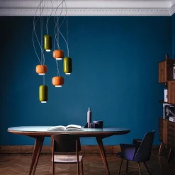 Original Color Glass LED Chandelier - Image 4