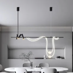 Hose Led Chandelier Black - Image 3