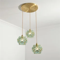 Copper Petal LED Chandelier - Image 5