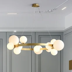 Glass Ball Led Chandeliers - Image 3