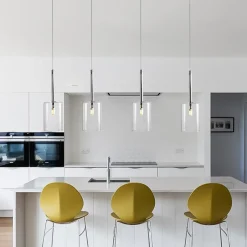 Minimalist Glass Cup Chandelier - Image 4