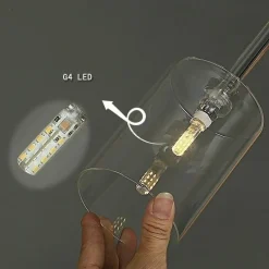Minimalist Glass Cup Chandelier - Image 6