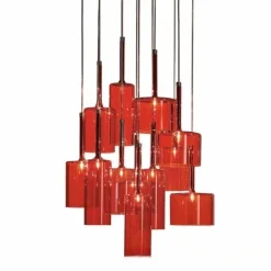 Minimalist Glass Cup Chandelier - Image 2