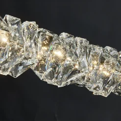 Long Strip Crystal LED Pendant - Image 5