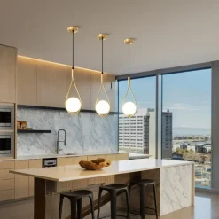 Luxury Glass Ball Led Chandelier - Image 2