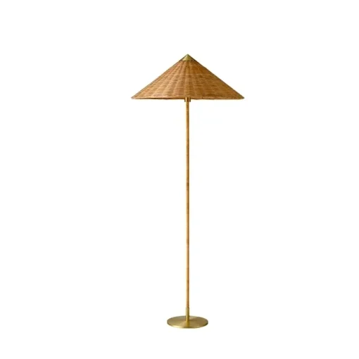 GUBI Handmade Rattan Floor Lamp