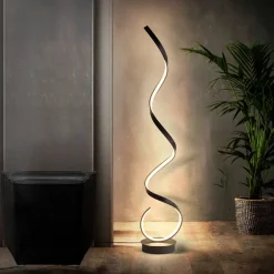 Aluminum Alloy Spiral Floor Lamp - Image 5
