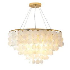 Luxury Gold Chromium Metal Chandelier - Image 6